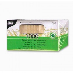Деревянные зубочистки из березы в стандартной упаковке в коробке 1000шт